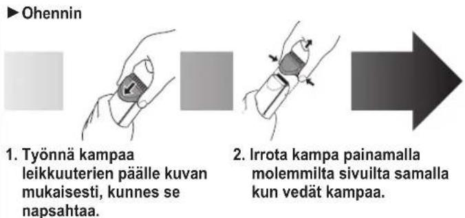 PANASONIC ERCA70 - Kamman kiinnittäminen - 3