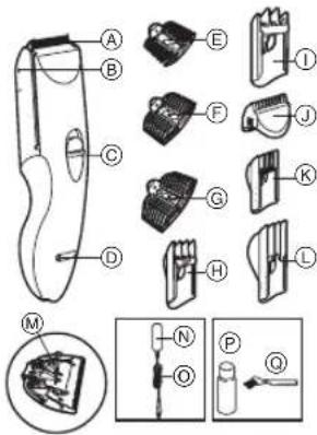 PANASONIC ERCA70 - Identificazione dei componenti - 1