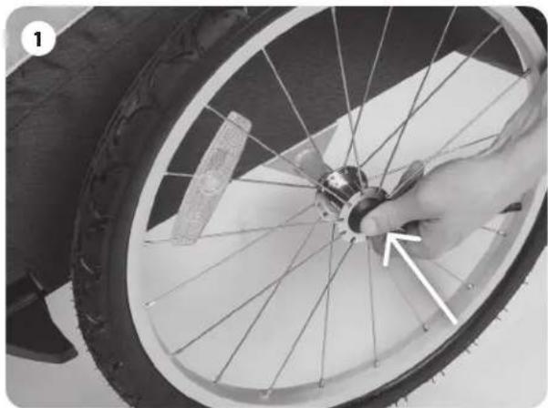 THULE Cadence - INSTALLER LES ROUES - 1