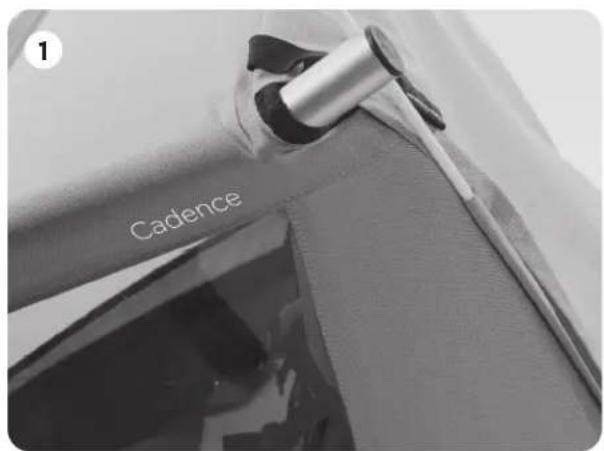 THULE Cadence - INSTALLING THE SAFETY FLAG - 1