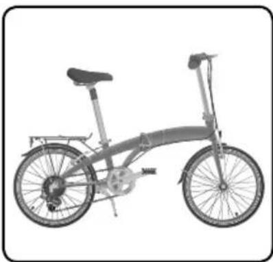Cyco AHK0316 - BICI PIEGHEVOLE 20", AHK0316 - 2