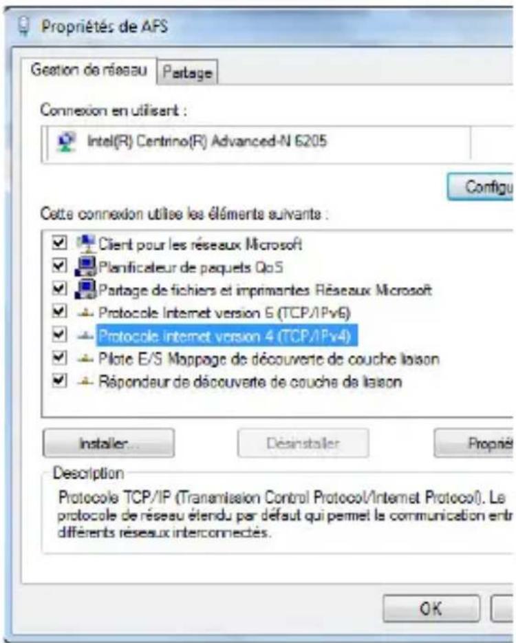 Envivo ENV1322 - Propriétés. lécran suivant apparait : - 2