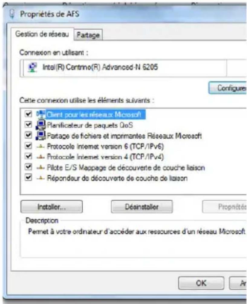 Envivo ENV1322 - Propriétés. lécran suivant apparait : - 1
