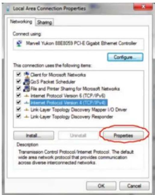 Digitus DN70181 - Configuration d'un ordinateur/portable avec l'adresse IP du réseau - 1