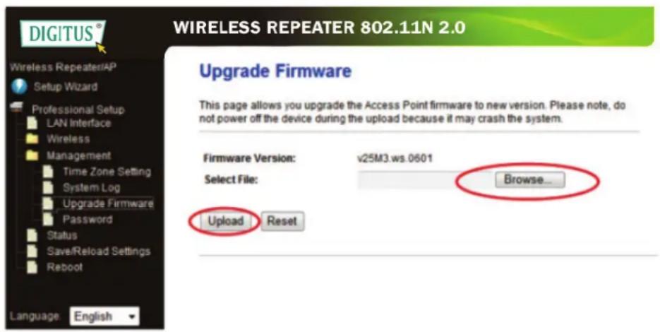 Digitus DN70181 - Mise à jour du micrologiciel - 1