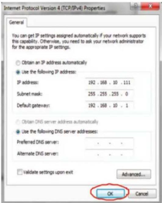 Digitus DN70181 - Configuration d'un ordinateur/portable avec l'adresse IP du réseau - 2