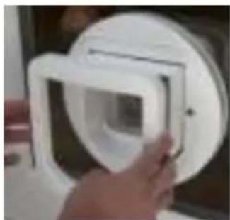 SureFlap Microchip - Montage in Glastüren und Fenster - 5