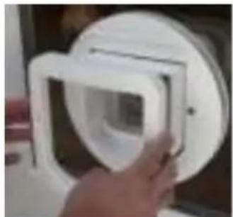 SureFlap Microchip - Montering i glassdorer aller vinduer - 6