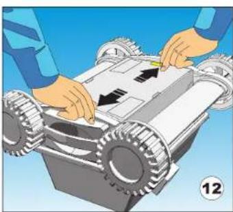 GRE RKJ14 - Nettoyage du sac filtrant après chaque cycle du robot - 4