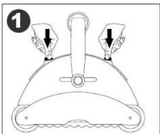 GRE RKFA100 - Wartung und Einstellung - Reinigung des Filters - 1