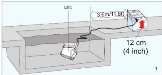 GRE RKA80 - Operating the pool cleaner - 1
