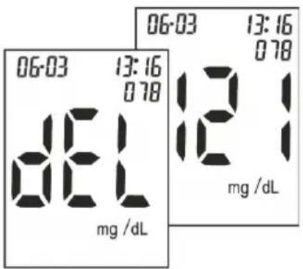 MEDISANA MediTouch - Selezionare e cancellare i risultati dei test - 3