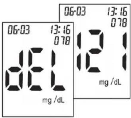 MEDISANA MediTouch - Accessing and deleting test results - 6