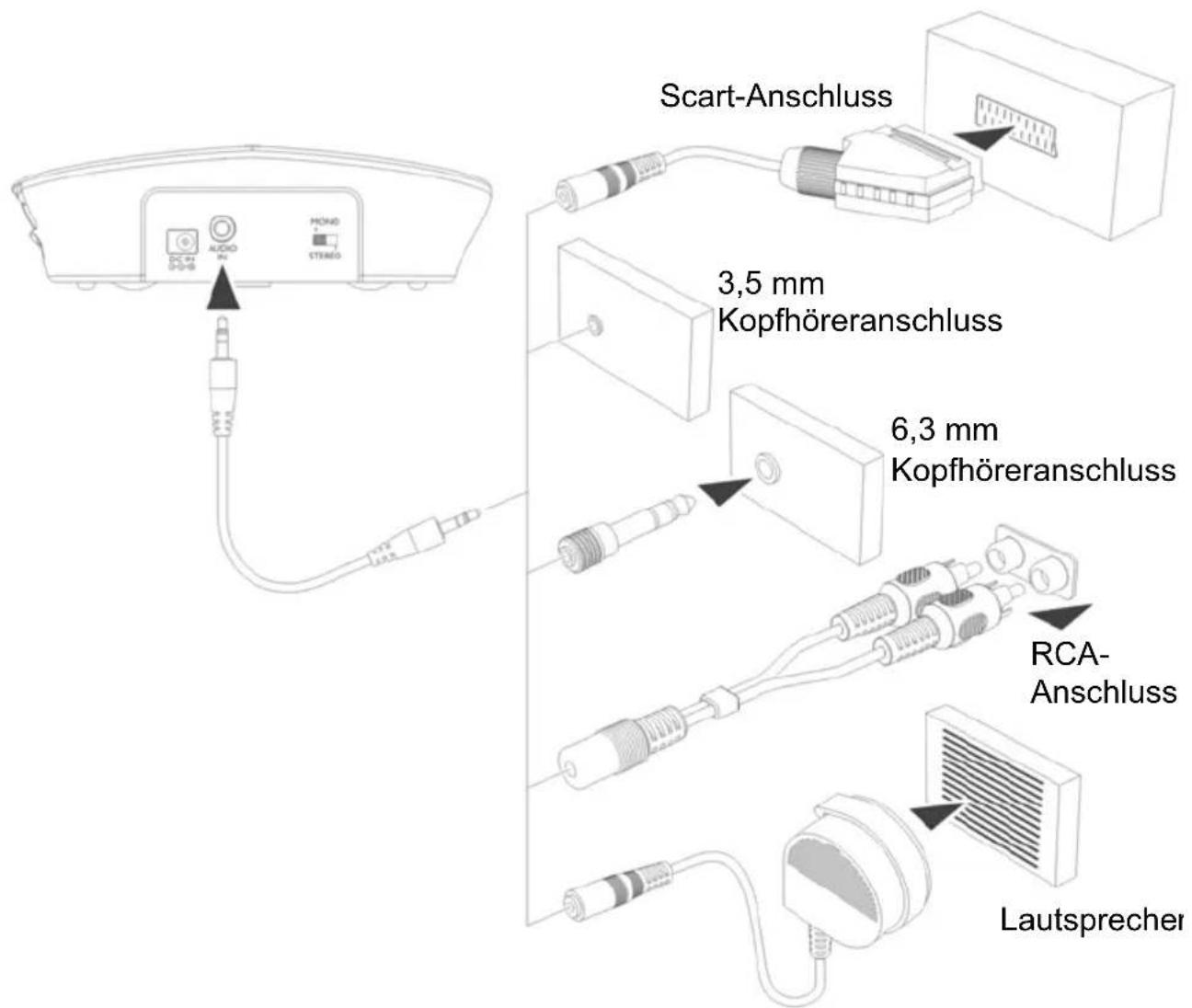 Amplicom TV Listener TV2400 - Sender anschließen - 1