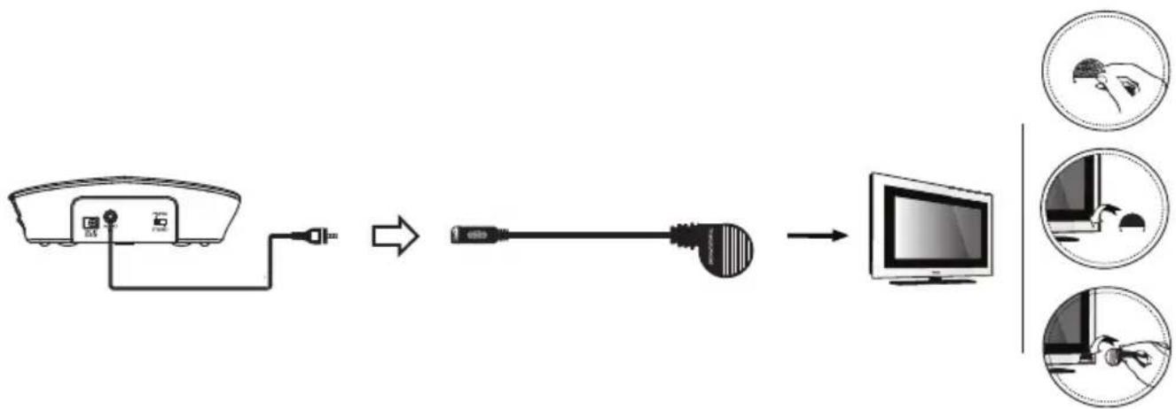 Amplicom TV Listener TV2400 - Microphone supplémentaire - 1