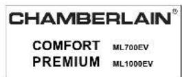 CHAMBERLAIN ML1000EV - myQ ( aöeins meo 830REV netgattinni (Gateway): - 3