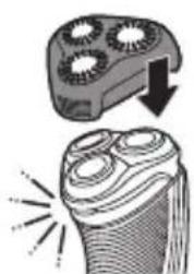 PHILIPS Series 3000 S3530 - Trimming med stubbekappe, der kan klikkes på (kun S3520, S3510) - 1