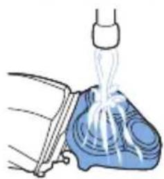 PHILIPS Series 3000 S3530 - De scheerunit schoonmaken onder de kraan - 2
