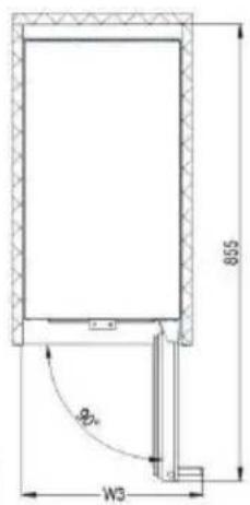 ELECTROLUX ERW0673AOA - UZSTÄDISHANAS IZMÉRS (MM) UN VENTILACIJAS PRASIBAS - 3