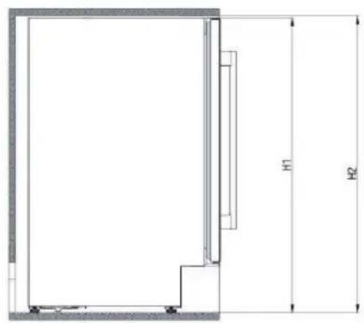 ELECTROLUX ERW0673AOA - IRENGIMO MATMENYS (MM) IR REIKALAVIMAI VENTILIACIJAI - 1