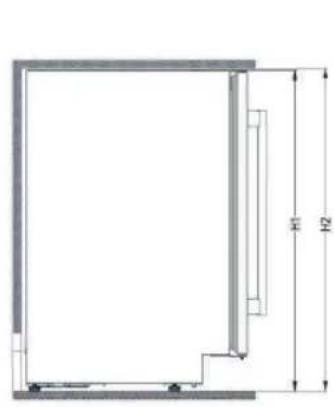 ELECTROLUX ERW1573AOA - INSTALLATIONSMÄTT (MM) OCH VENTILATIONSKRAV - 1