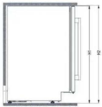 ELECTROLUX ERW1573AOA - ASENNUSMITAT (MM) JA ILMANVAIHTOVAATIMUKSET - 1