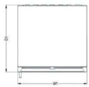 ELECTROLUX ERW1573AOA - DIMENSIONS D'INSTALLATION (MM) ET EXIGENCES DE VENTILATION - 2