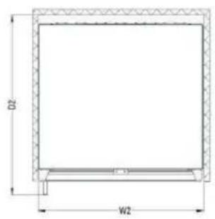 ELECTROLUX ERW1573AOA - DIMENSIONS D'INSTALLATION (MM) ET EXIGENCES DE VENTILATION - 4