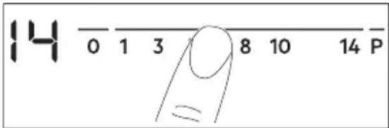 AEG IKB64431FB - Niveau de cuisson - 1