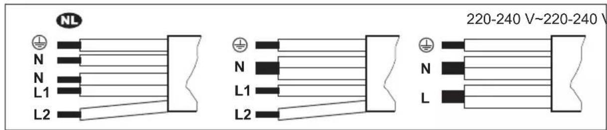 AEG IKB64431FB - Kaksivaiheinen liitäntä - 1