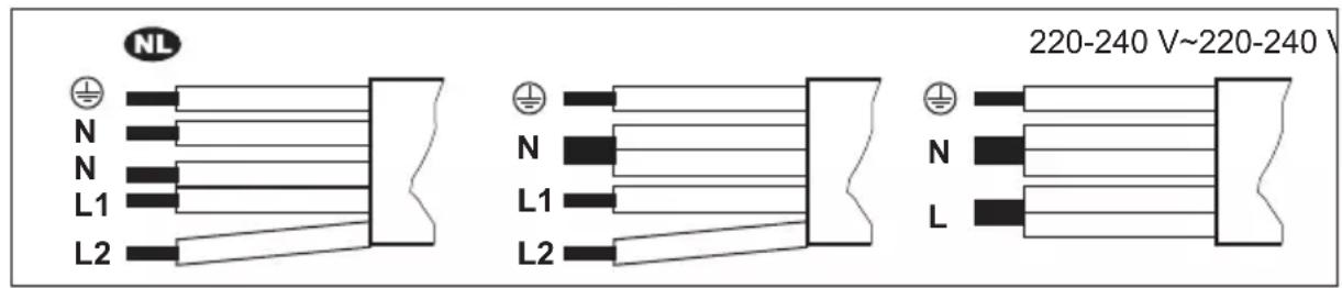AEG IKB64431FB - Tveggja-fasa tenging - 1