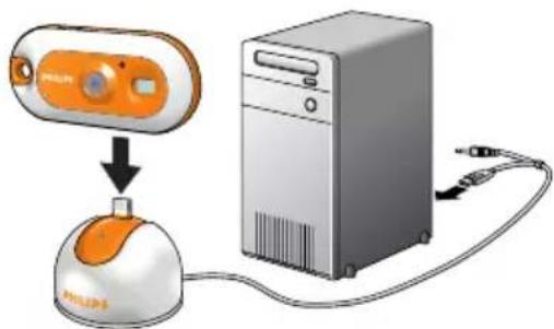 PHILIPS DMVC300K - Recharge de la batterie - 1