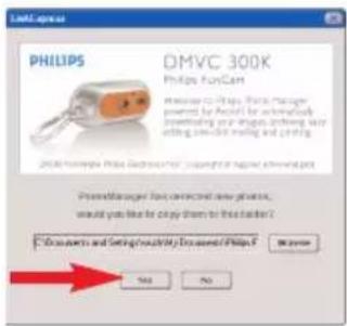PHILIPS DMVC300K - Transfert de photos ou de clips video sur votre PC - 2