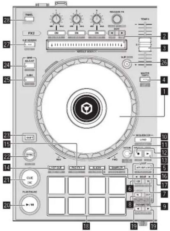 PIONEER DDJRR - Section Platines - 1