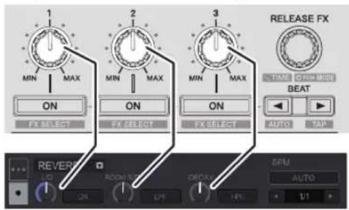 PIONEER DDJRR - Fonctionnement du FX de temps en mode simple - 3