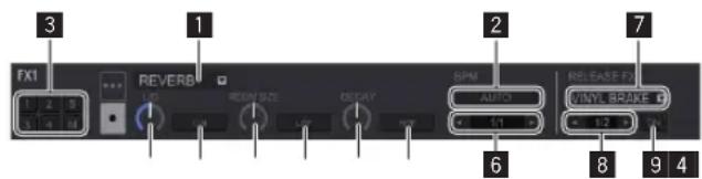 PIONEER DDJRR - Affichage de I'ecran du générateur d'effets rekordbox dj - 2