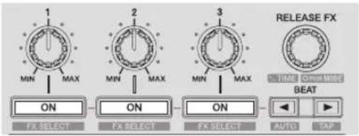 PIONEER DDJRR - Fonctionnement du FX de temps en mode multiple - 1