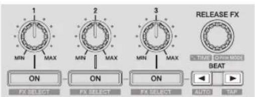 PIONEER DDJRR - Fonctionnement du FX de temps en mode multiple - 4