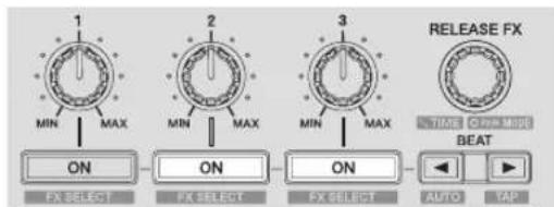PIONEER DDJRR - Fonctionnement du FX de temps en mode simple - 2