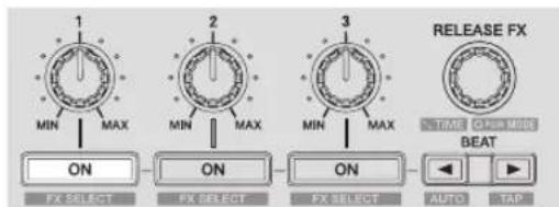 PIONEER DDJRR - Fonctionnement du FX de temps en mode simple - 1