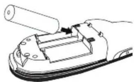 TARGUS AMP09EU - Podešavanje vašeg daljinskog upravljača Umetanje baterija - 2