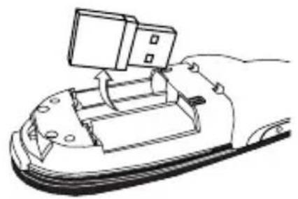 TARGUS AMP09EU - Installere fjernkontrollen Sette i batteriene - 3