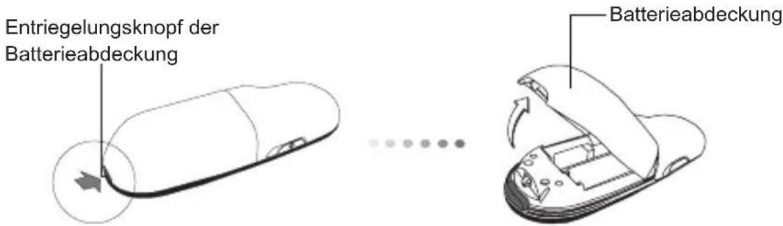 TARGUS AMP09EU - Einrichten des Presenters Einlagen der Batterien - 1