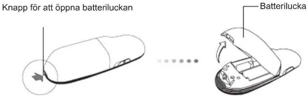 TARGUS AMP09EU - Inställing av fjärrkontrollen Installation av batterierna - 1