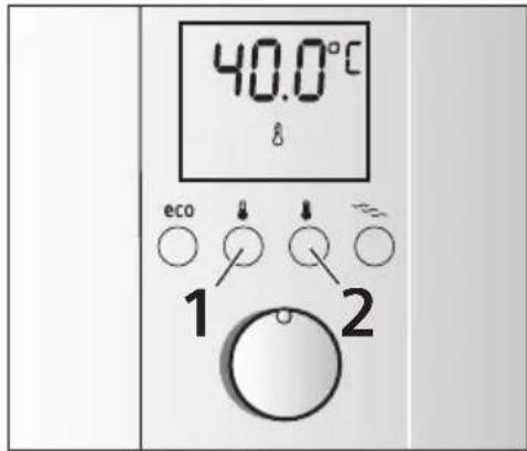 SIEMENS DE2427555 - Desired temperature - 1
