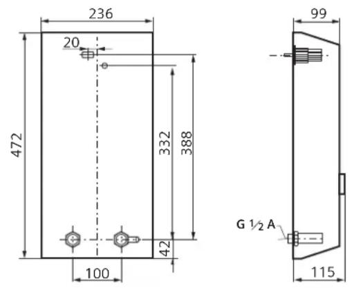 SIEMENS DE2427515 - Gebruik met voorverwarmd water (zonne-energie) - 1