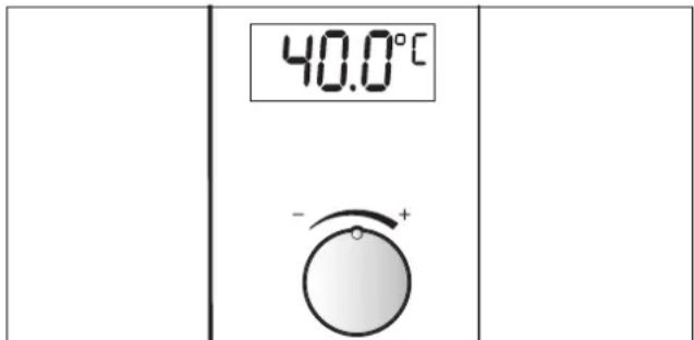 SIEMENS DE2427515 - Douchetemperatuur kiezen - 1