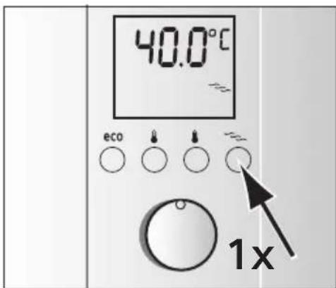 SIEMENS DE1821555 - Gewenste temperatuur wijzigen - 1