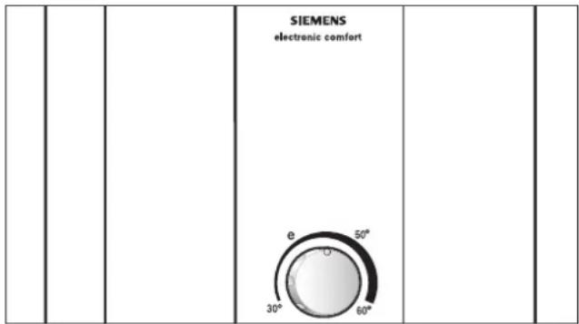 SIEMENS DE1821415 - Selecting shower temperature - 1