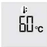 STIEBEL ELTRON SHZ 30 LCD - Nominate temperatuur instellen - 1